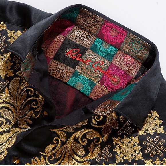 Robert Graham karat perk Gold limited edition shir - Picture 6 of 8